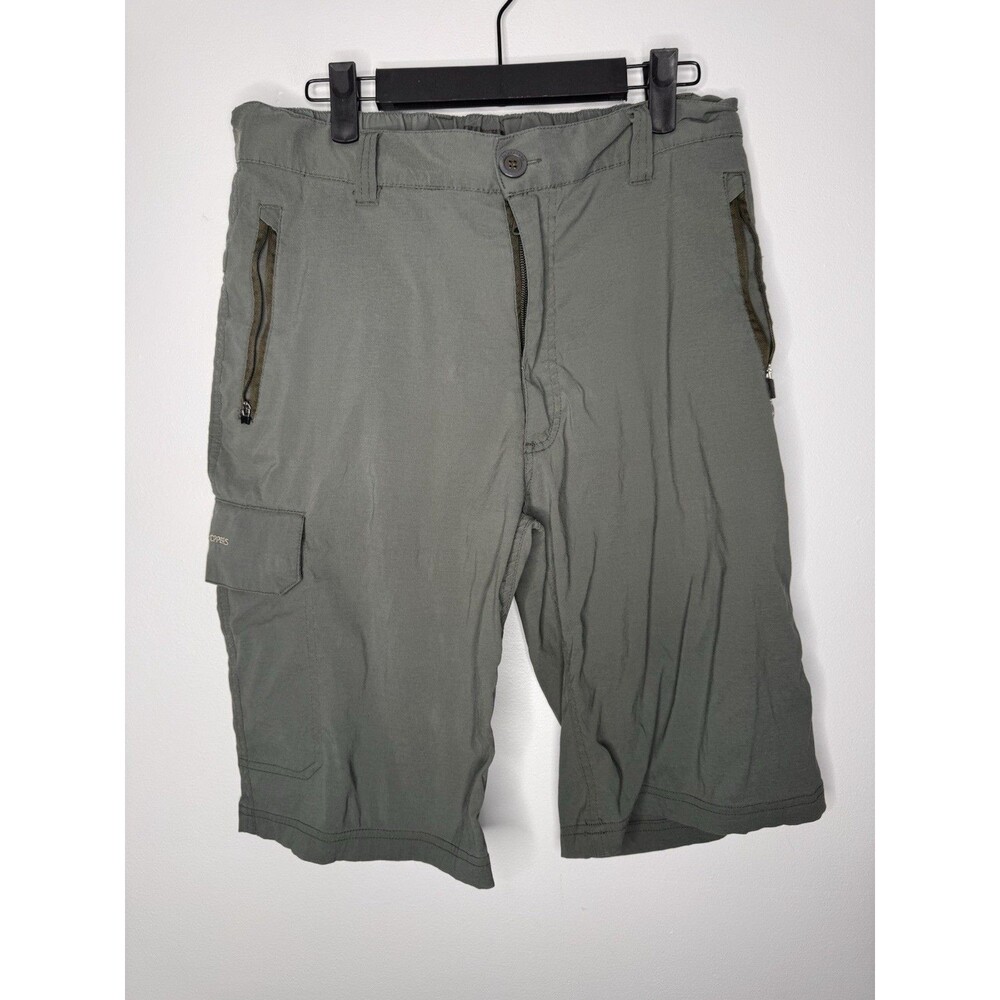Craghoppers Cargo Shorts Mens 34 Green Walking Lightweight Outdoors Hiking
